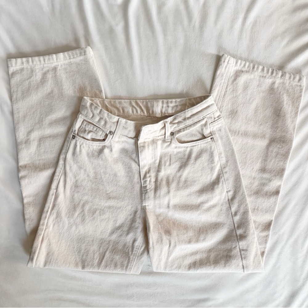 Stylish Cream Jeans